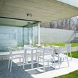 Compamia Ares 7 Piece Patio Dining Set in White