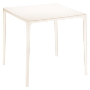 Compamia Mango 28&quot Square Patio Dining Table in Beige