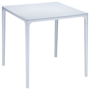 Compamia Mango 28&quot Square Patio Dining Table in Gray