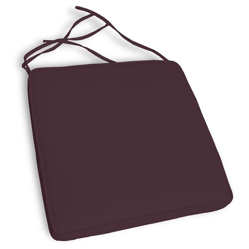 Compamia California Patio Chair Cushion Set in Walnut (Set of 2)