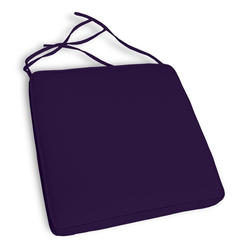 Compamia California Patio Chair Cushion Set in Navy Blue (Set of 4)