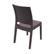Compamia Florida Resin Wickerlook Patio Dining Chair in Brown