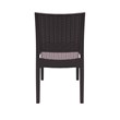 Compamia Florida Resin Wickerlook Patio Dining Chair in Brown