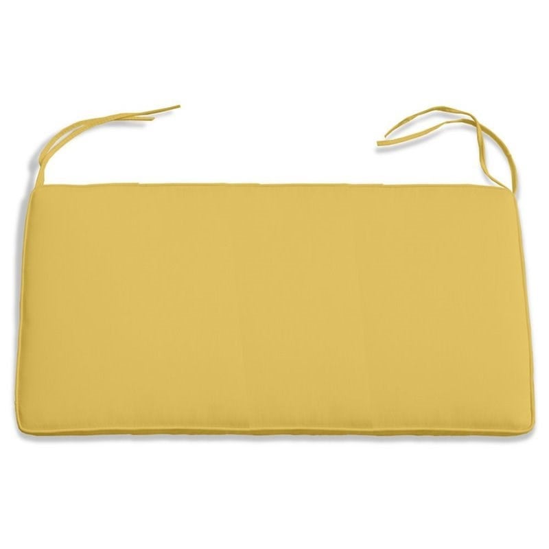 Compamia Miami Resin Loveseat Cushion in Buttercup