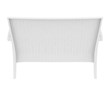 Compamia Miami Resin Patio Loveseat in White