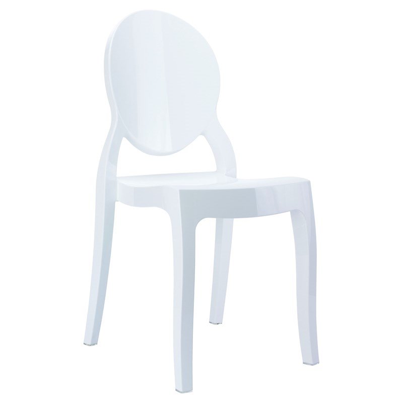 Compamia Siesta Baby Elizabeth Chair in Glossy White