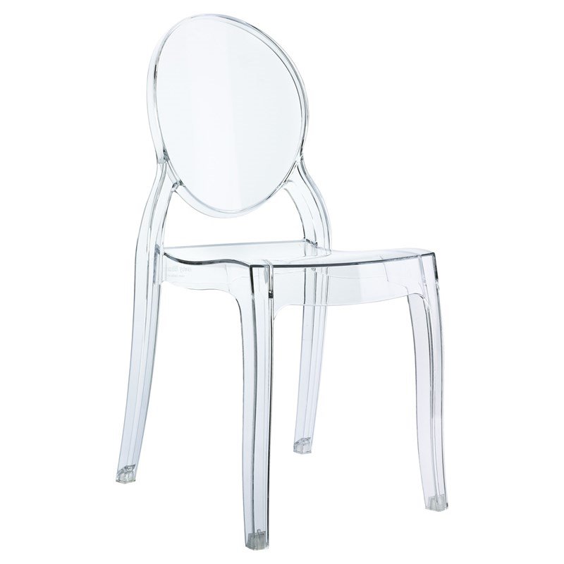 Compamia Siesta Baby Elizabeth Chair in Transparent Clear