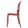 Compamia Siesta Baby Elizabeth Chair in Transparent Red