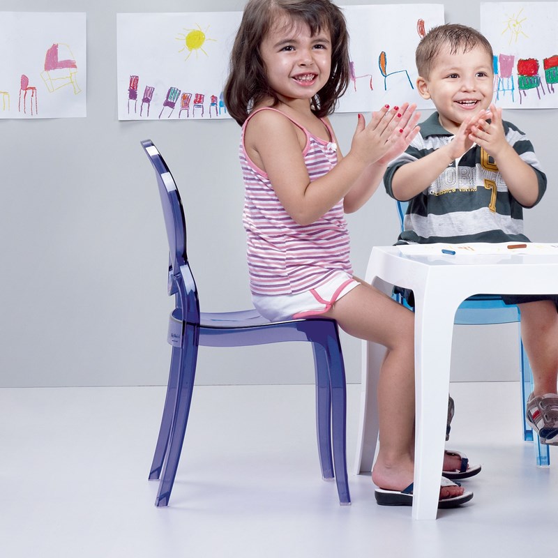 Compamia Siesta Baby Elizabeth Chair in Transparent Violet