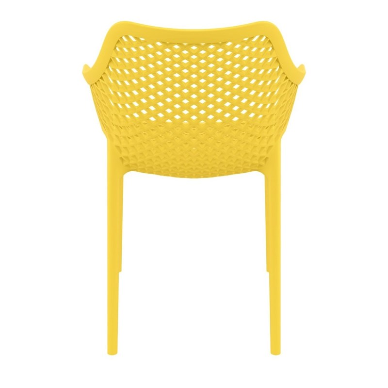 Compamia Air XL Patio Dining Arm Chair in Yellow