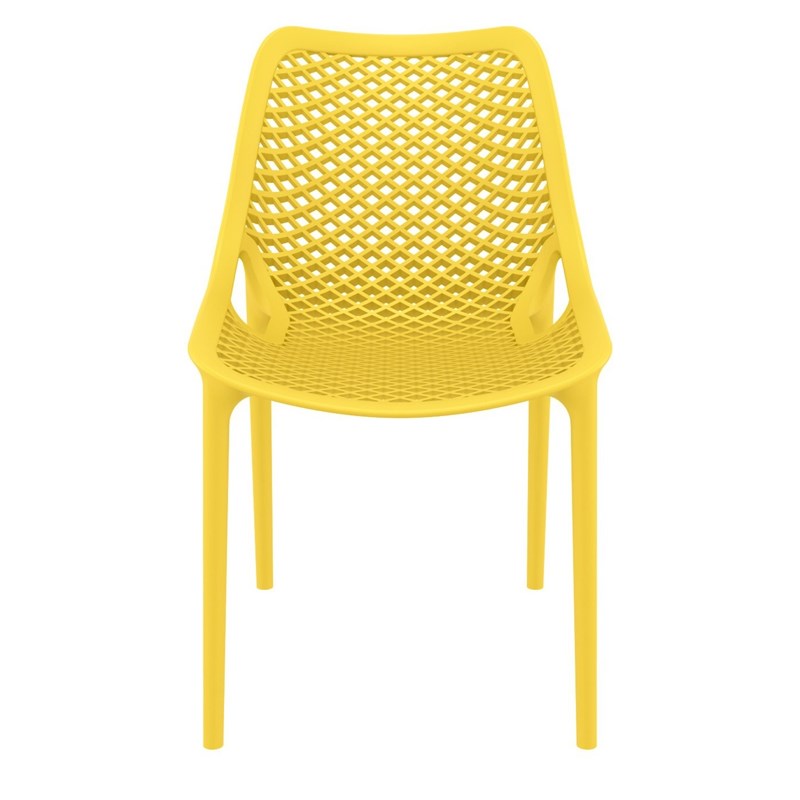 Compamia Air Patio Dining Chair in Yellow