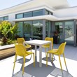 Compamia Air Patio Dining Chair in Yellow