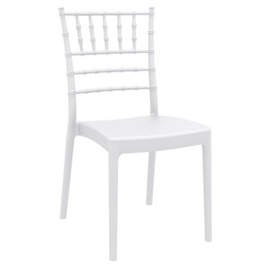 Compamia Josephine Patio Dining Chair in White