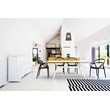 Compamia Mila Dining Arm Chair in Black