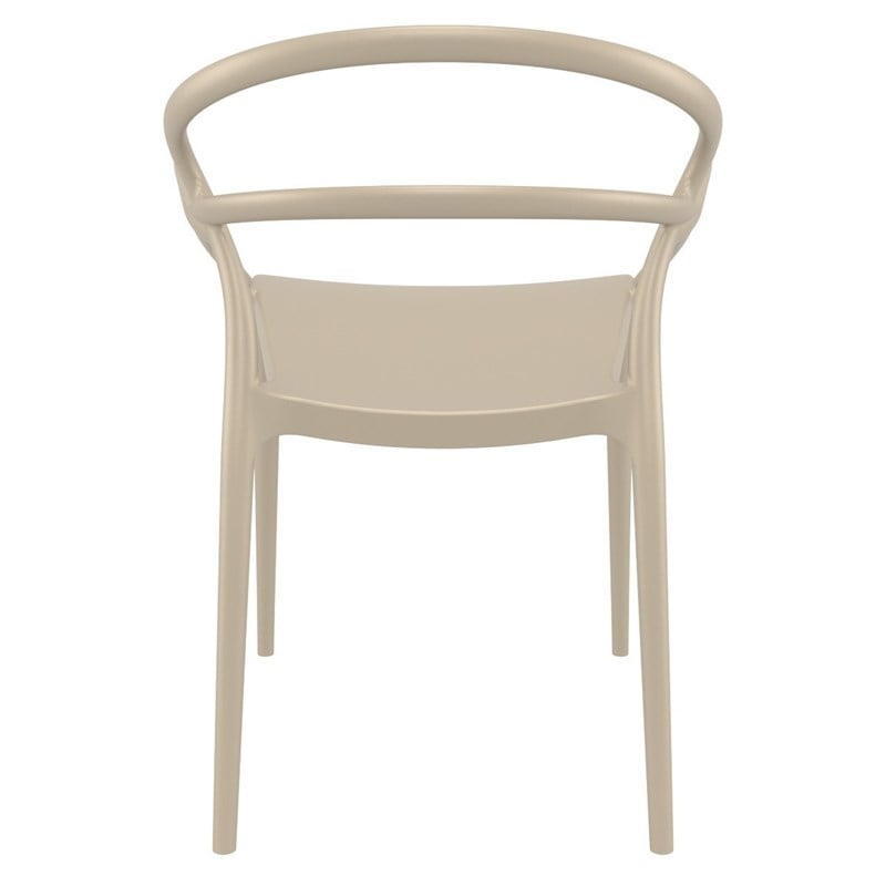 Compamia Mila Dining Arm Chair in Taupe