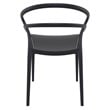 Compamia Pia Patio Dining Chair in Black