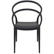 Compamia Pia Patio Dining Chair in Black