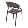 Compamia Sunset Patio Dining Chair in Brown