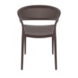 Compamia Sunset Patio Dining Chair in Brown