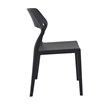 Compamia Snow Patio Dining Chair in Black