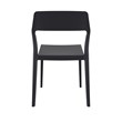 Compamia Snow Patio Dining Chair in Black