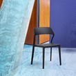 Compamia Snow Patio Dining Chair in Black