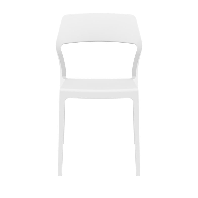 Compamia Snow Patio Dining Chair in White
