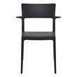 Compamia Plus Arm Chair in Black