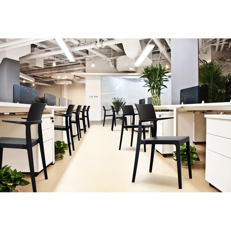 Compamia Plus Arm Chair in Black