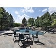 Compamia Ibiza Patio Dining Arm Chair in Dark Gray