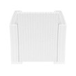 Compamia Monaco Outdoor Club Chair in White with Cushion
