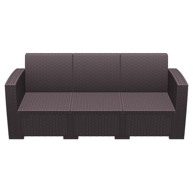 Compamia Monaco Outdoor Sofa in Brown with Cushion