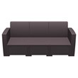 Compamia Monaco Outdoor Sofa in Brown with Cushion