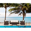 Compamia Monaco Outdoor Sofa in Brown with Cushion