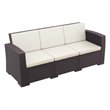 Compamia Monaco Outdoor Sofa in Brown with Cushion