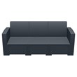 Compamia Monaco Outdoor Sofa in Dark Gray with Cushion