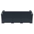 Compamia Monaco Outdoor Sofa in Dark Gray with Cushion