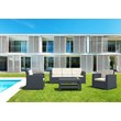 Compamia Monaco Outdoor Sofa in Dark Gray with Cushion