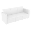 Compamia Monaco Outdoor Sofa in White with Cushion
