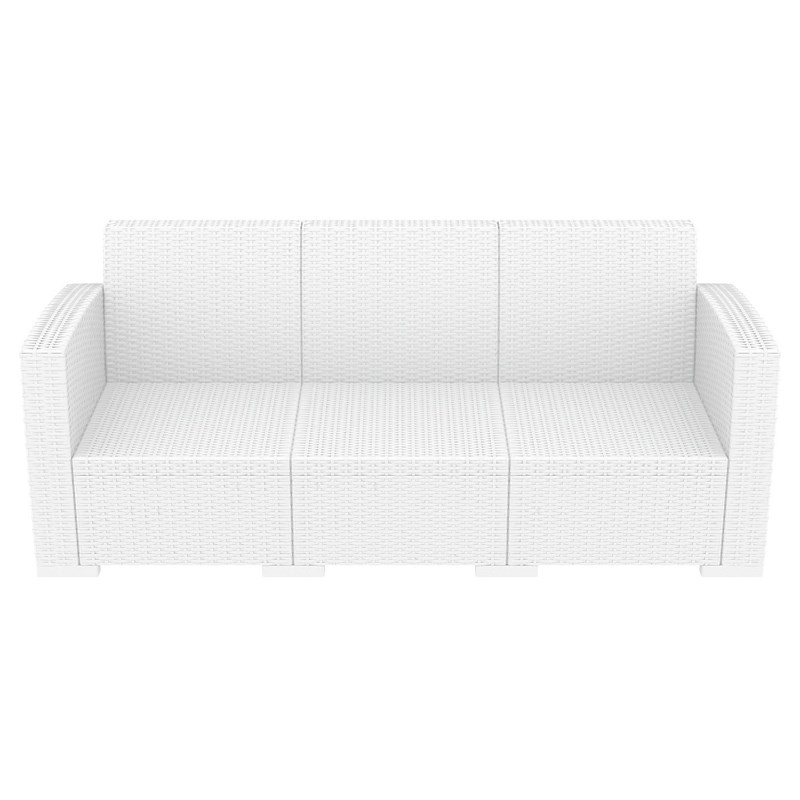 Compamia Monaco Outdoor Sofa in White with Cushion