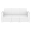 Compamia Monaco Outdoor Sofa in White with Cushion