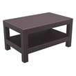 Compamia Monaco 4 Piece Outdoor Sofa Set in Brown with Cushion