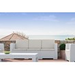 Compamia Monaco Outdoor Coffee Table in White
