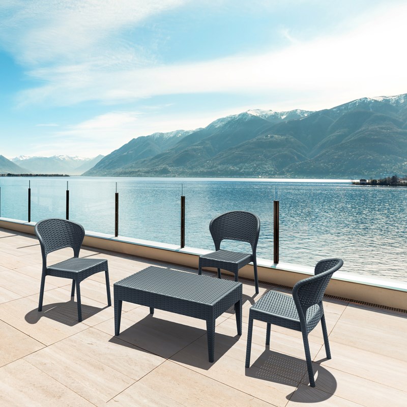 Compamia Miami Coffee Table in Dark Gray