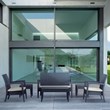 Compamia Miami 6 Piece Patio Sofa Set in Dark Gray