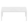 Compamia Sky Patio Coffee Table in White