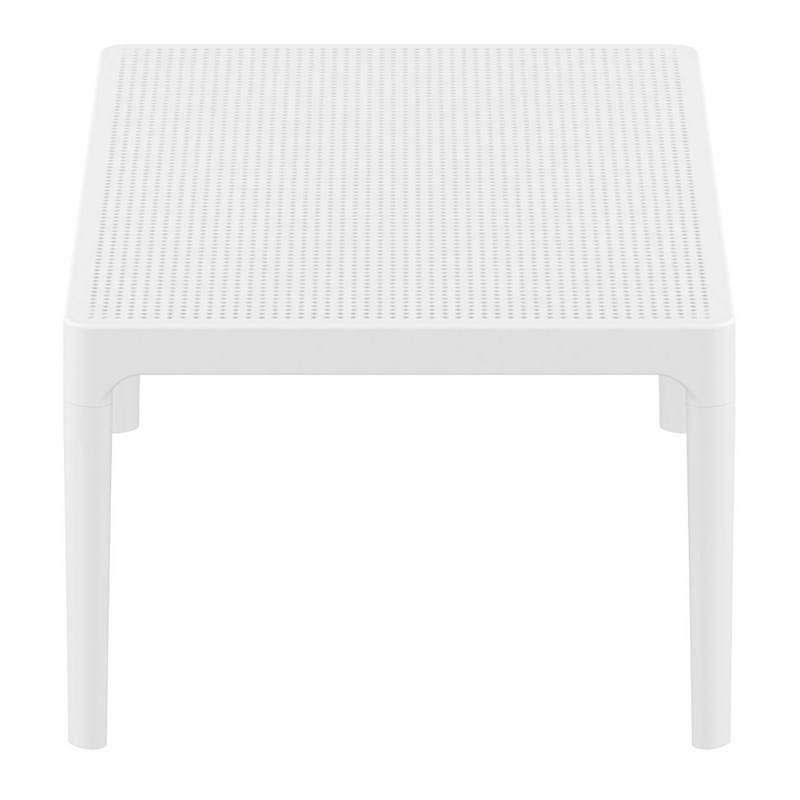 Compamia Sky Patio Coffee Table in White