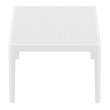 Compamia Sky Patio Coffee Table in White