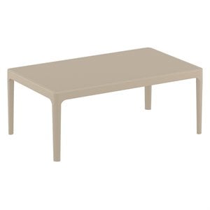 Compamia Sky Patio Coffee Table in Taupe