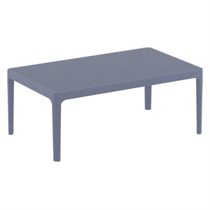 Compamia Sky Patio Coffee Table in Dark Gray